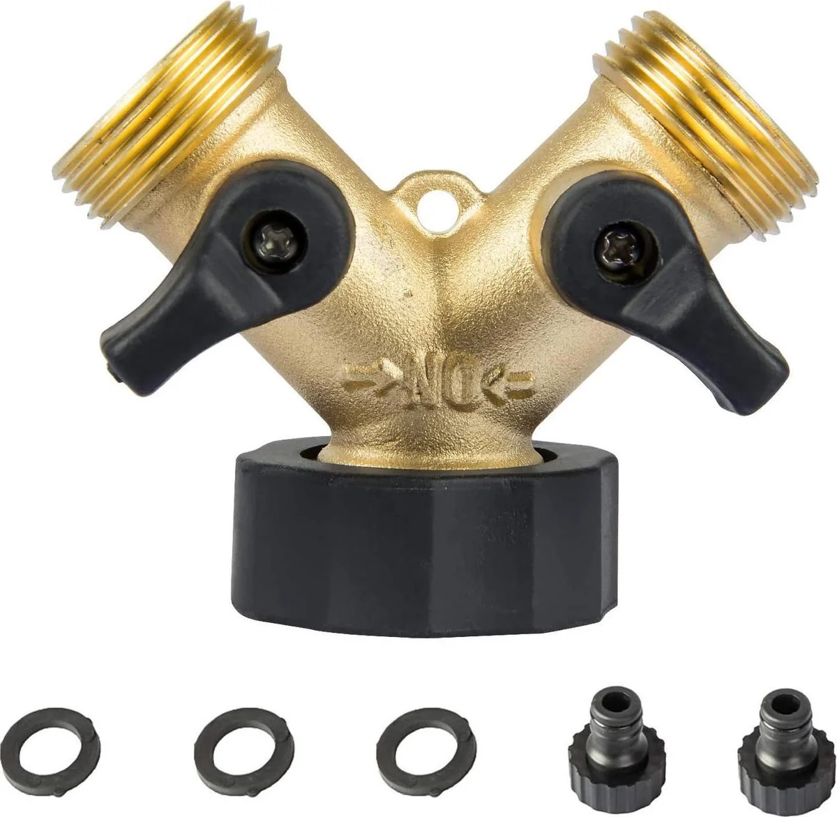 Sens Design Waterverdeler 2-weg – Messing – Past Op Europese Kranen 1 Sens Design Waterverdeler 2-weg – Messing – Past Op Europese Kranen