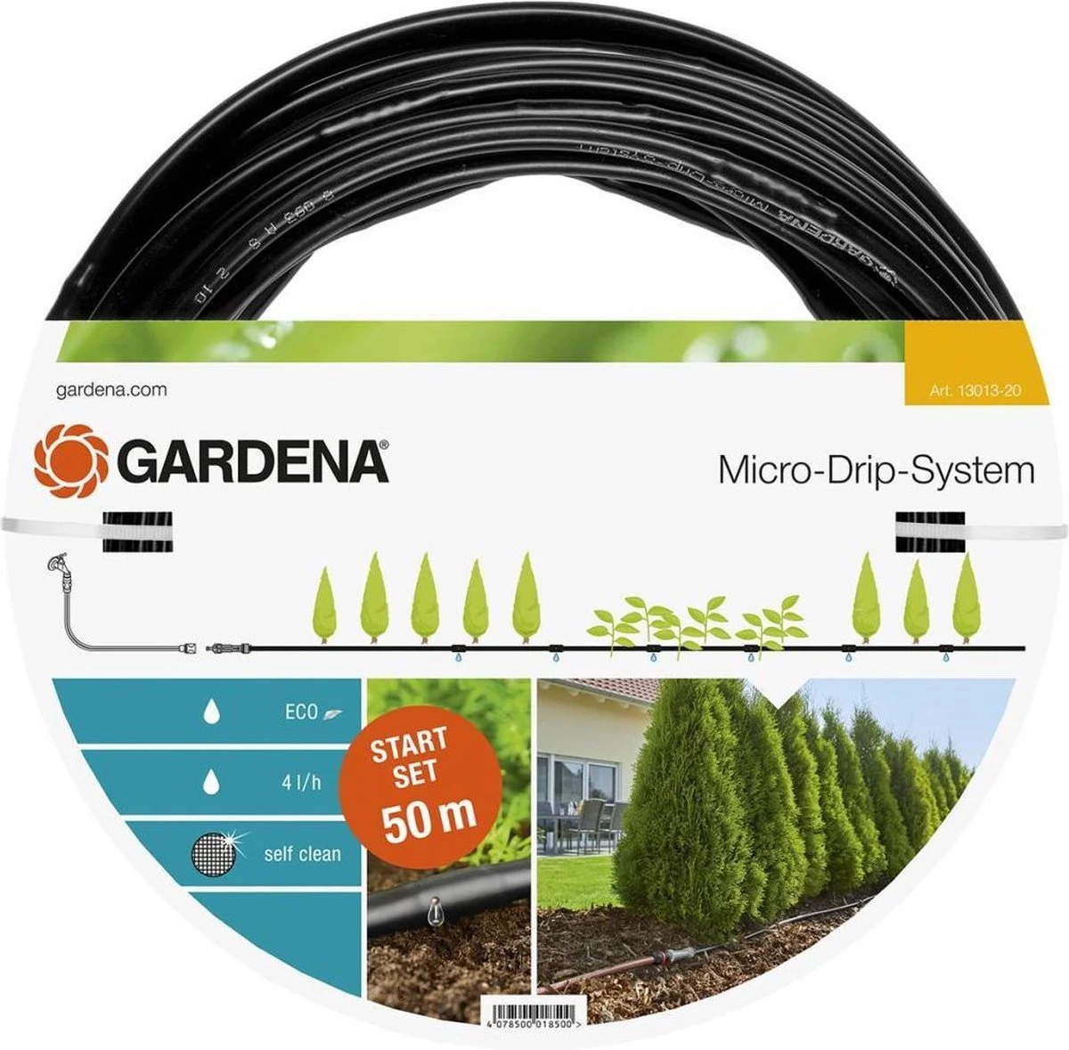 GARDENA Micro Drip System Startset L Druppelsysteem - 50 Meter 1 GARDENA Micro Drip System Startset L Druppelsysteem - 50 Meter