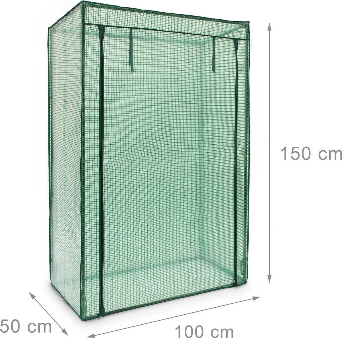 Relaxdays Kweekkas Tomaten - Folie Tuinkas - Tomatenhuis - Foliekas - Broeikas Kunststof - PE 3 Relaxdays Kweekkas Tomaten - Folie Tuinkas - Tomatenhuis - Foliekas - Broeikas Kunststof - PE - Afbeelding 3