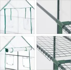 Relaxdays Tuinkas - 2 M² - Kweekkas Tuin - Grote Foliekas - 4 Ramen - Plantenkas Tomaten 25 Relaxdays Tuinkas - 2 M² - Kweekkas Tuin - Grote Foliekas - 4 Ramen - Plantenkas Tomaten -Bloempotten Verkoop 1200x1187 5