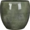 Mica Decorations Lester Bloempot - H31 X Ø33 Cm - Terracotta - Groen