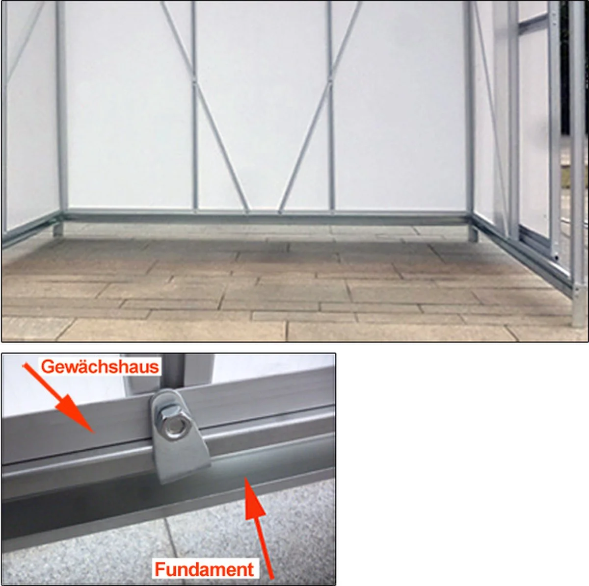 Deuba Broeikas Fundament Verzinkt – 190x122cm - Incl. Montagemateriaal 5 Deuba Broeikas Fundament Verzinkt – 190x122cm - Incl. Montagemateriaal - Afbeelding 5