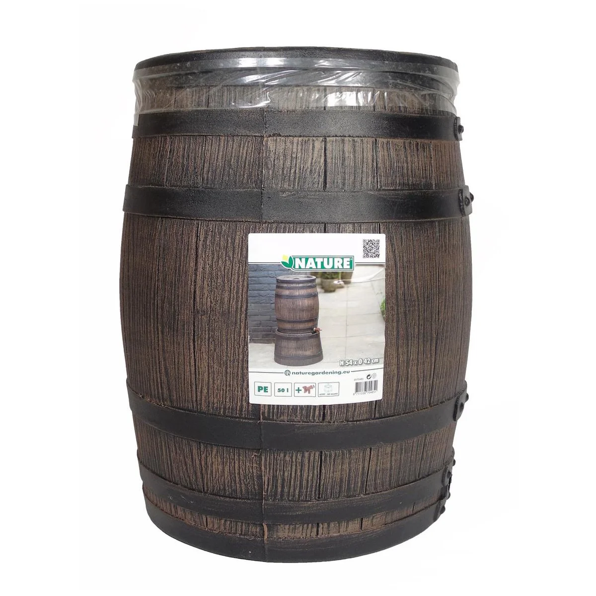 Nature - Regenton - Whiskyvat - 50L - H49,5 X Ø38cm 5 Nature - Regenton - Whiskyvat - 50L - H49,5 X Ø38cm - Afbeelding 5