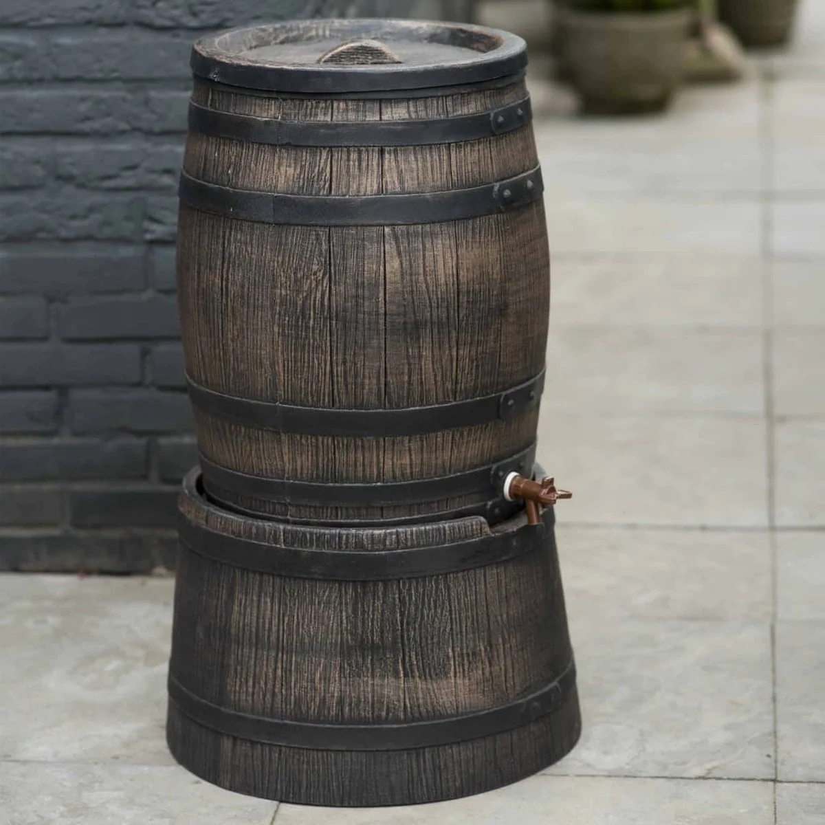 Nature - Regenton - Whiskyvat - 50L - H49,5 X Ø38cm 8 Nature - Regenton - Whiskyvat - 50L - H49,5 X Ø38cm - Afbeelding 8