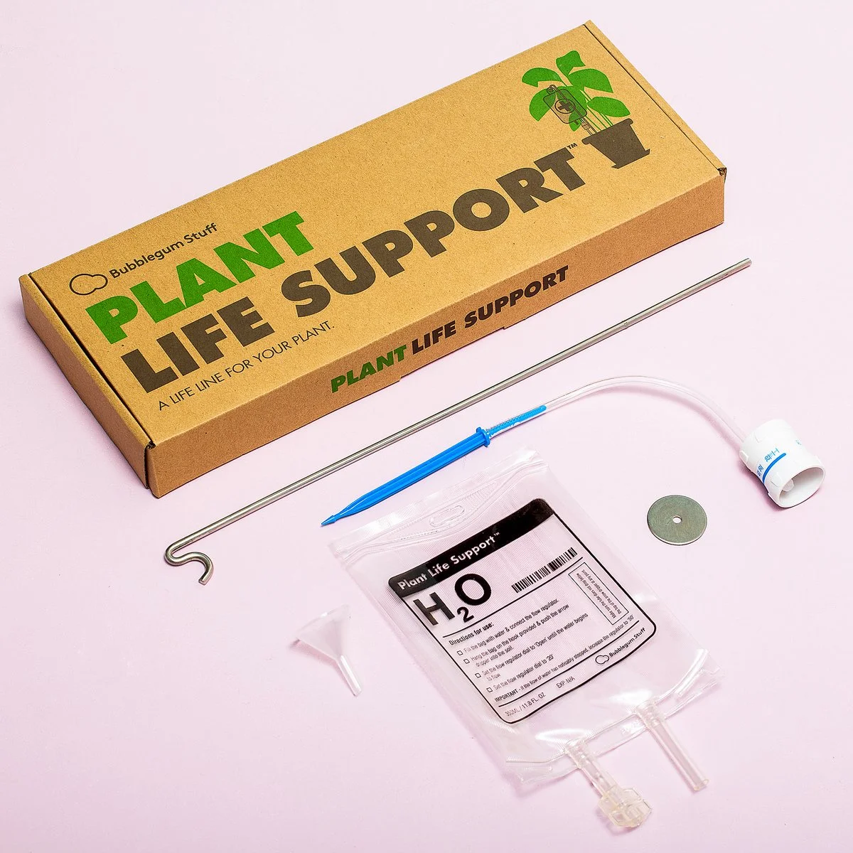 BUBBLEGUM STUFF Woonaccessoires- Automatisch Watergeef Systeem | Plantenwaterer - Life Support Irrigatieapparaat | Druppelaar Kamerplanten - | Planten Watergever Met Druppelsysteem 350ml 2 BUBBLEGUM STUFF Woonaccessoires- Automatisch Watergeef Systeem | Plantenwaterer - Life Support Irrigatieapparaat | Druppelaar Kamerplanten - | Planten Watergever Met Druppelsysteem 350ml - Afbeelding 2