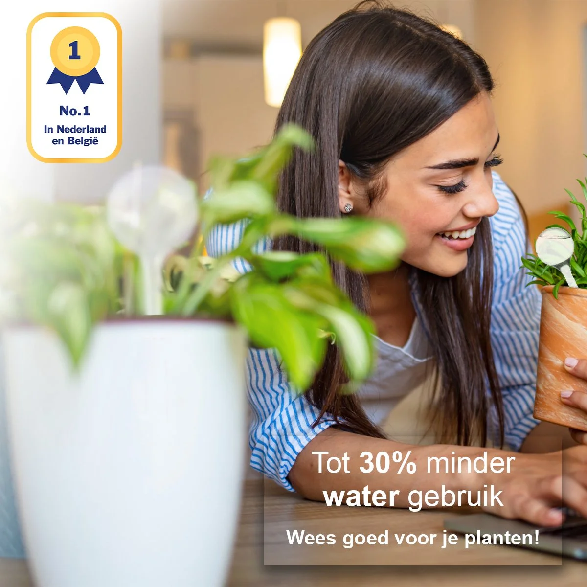 Stan Online Products Waterdruppelaar Set Van 6 Stuks - Waterdruppelaar Voor Planten - Watergeefsysteem - Waterbol Irrigatiesysteem - Automatisch Druppelsysteem Voor Kamerplanten & Tuin - Watergever - Doorzichtig - 15cm 2 Stan Online Products Waterdruppelaar Set Van 6 Stuks - Waterdruppelaar Voor Planten - Watergeefsysteem - Waterbol Irrigatiesysteem - Automatisch Druppelsysteem Voor Kamerplanten & Tuin - Watergever - Doorzichtig - 15cm - Afbeelding 2