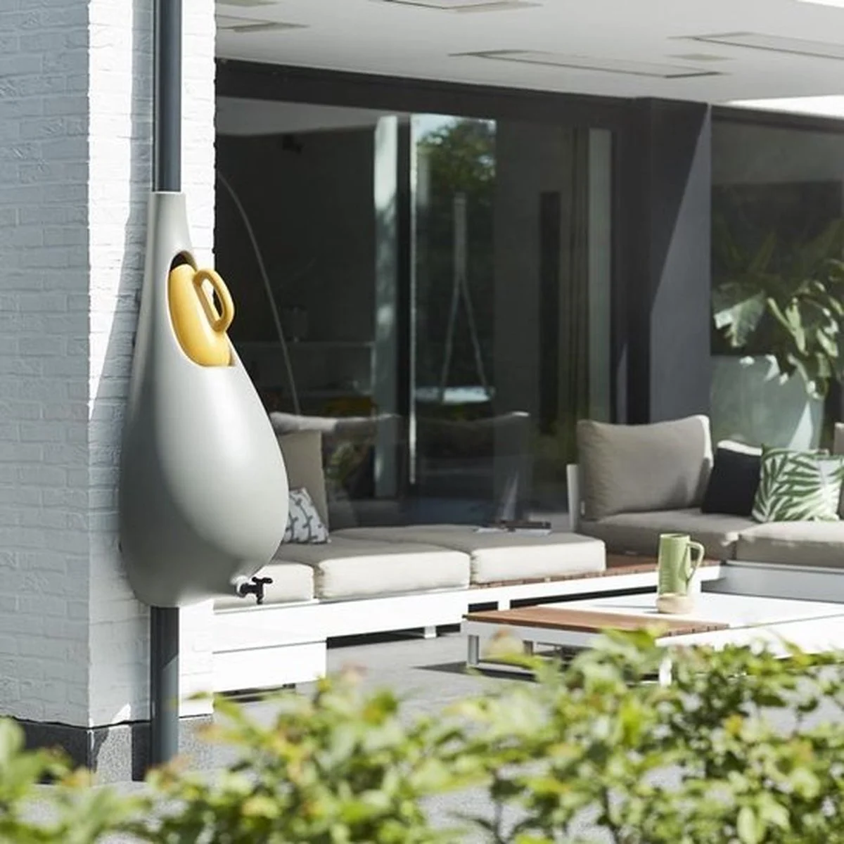 Elho Pure Raindrop 70L - Geel/Oker 18 Elho Pure Raindrop 70L - Geel/Oker - Afbeelding 18