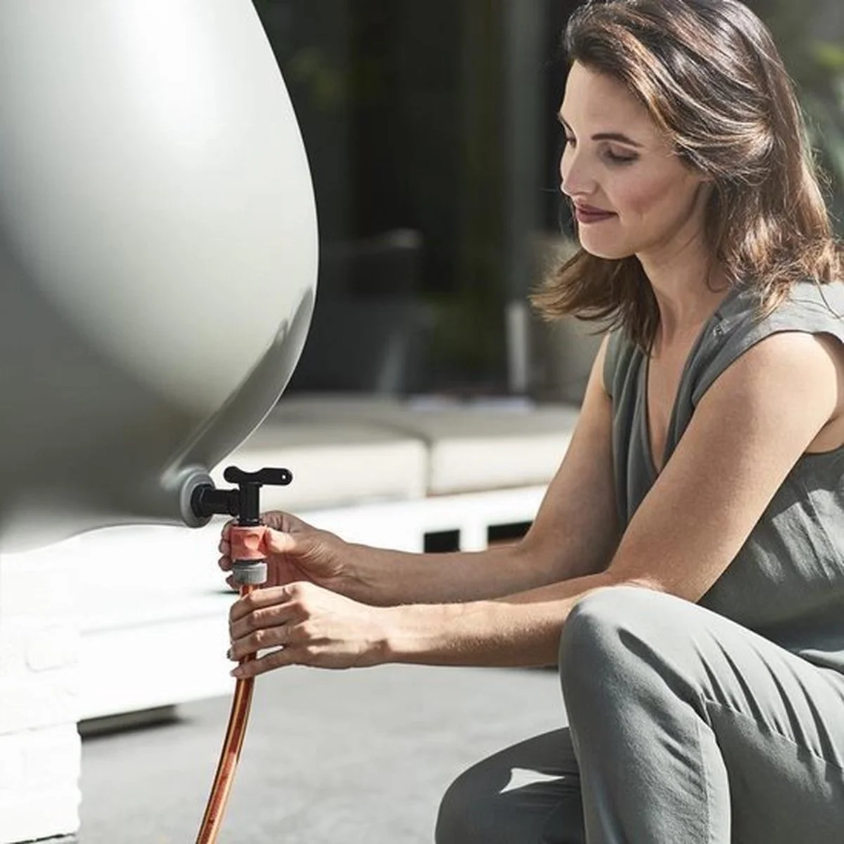 Elho Pure Raindrop 70L - Geel/Oker 19 Elho Pure Raindrop 70L - Geel/Oker - Afbeelding 19