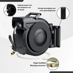 Buxibo - Wandslangenbox 20 Meter + 2 Meter - Tuinslang Met Haspel - 9 Sproei Standen - Slangenhouder 180° Draaibaar - Tuinslanghaspel Zwart+ Gratis Sproeier - Zwart 27 Buxibo - Wandslangenbox 20 Meter + 2 Meter - Tuinslang Met Haspel - 9 Sproei Standen - Slangenhouder 180° Draaibaar - Tuinslanghaspel Zwart+ Gratis Sproeier - Zwart -Bloempotten Verkoop 1200x1200 1106