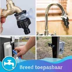 Summer Spark Universele Waterdief 14 – 20mm - Kraanstuk - Adapter Binnenkraan - Ook Geschikt Voor Gardena - Slangkoppeling 8 Summer Spark Universele Waterdief 14 – 20mm - Kraanstuk - Adapter Binnenkraan - Ook Geschikt Voor Gardena - Slangkoppeling -Bloempotten Verkoop 1200x1200 1163
