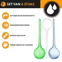 Groots Waterdruppelaar Blauw Set Van 6 Stuks Voor Planten – 27 CM – Automatisch Watergeefsysteem Voor Kamerplanten – Planten Watergever Met Druppelsysteem – Waterbol -Bloempotten Verkoop 1200x1200 1194