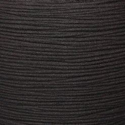 Capi Europe - Bloempot Bol Rib NL - 35x34 - Zwart - Voor Binnen En Buiten - KBLR932 -Bloempotten Verkoop 1200x1200 120