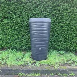Tuinartikelen.nu Regenton Wave - 240 Liter - Antraciet -Bloempotten Verkoop 1200x1200 1250
