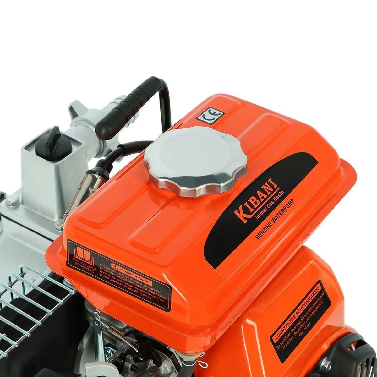 Kibani Waterpomp 8.000 Liter P/uur - 98 Cc / 1.5 PK 4-takt Benzine Motor - 4000 Toeren/Minuut - Doorstroming 8 M³ P/uur - Tuinpomp 4 Kibani Waterpomp 8.000 Liter P/uur - 98 Cc / 1.5 PK 4-takt Benzine Motor - 4000 Toeren/Minuut - Doorstroming 8 M³ P/uur - Tuinpomp - Afbeelding 4