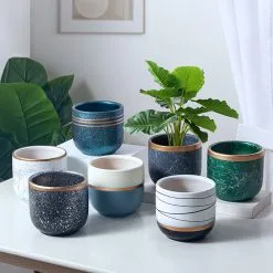 Spieringstore® Bloempotten Binnen - Keramiek - Gouden Rand - Bloempot Buiten - Afvoergat 24 Cm - Wit Zwart – Groot 9 Spieringstore® Bloempotten Binnen - Keramiek - Gouden Rand - Bloempot Buiten - Afvoergat 24 Cm - Wit Zwart – Groot -Bloempotten Verkoop 1200x1200 178