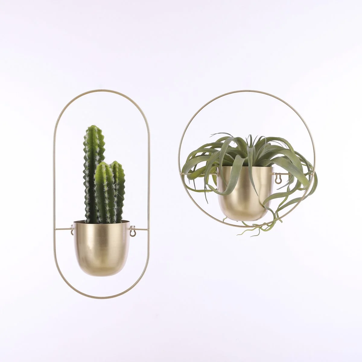 Mica Decorations Dexter Bloempot Wand - L34 X B14 X H34 Cm - Goud 6 Mica Decorations Dexter Bloempot Wand - L34 X B14 X H34 Cm - Goud - Afbeelding 6