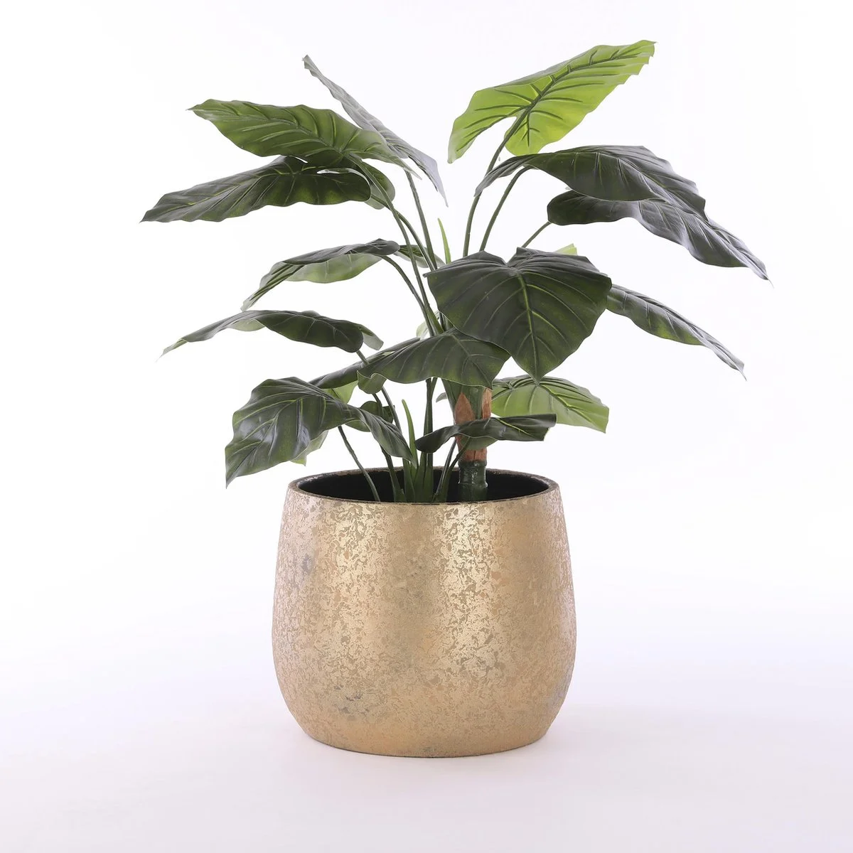 Mica Decorations Clemente Bloempot - H31 X Ø38 Cm - Terracotta - Goud 5 Mica Decorations Clemente Bloempot - H31 X Ø38 Cm - Terracotta - Goud - Afbeelding 5