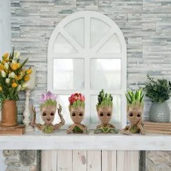 Gift Land® 4 Pack Treeman Baby Groot Bloempot Verjaardagscadeau Voor Haar Hem (Planten Niet Inbegrepen) -Bloempotten Verkoop 1200x1200 288