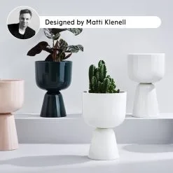Iittala Nappula - Bloempot - Bloempotten Voor Binnen En Buiten - Plantenpotten - Wit - 230 X 155 Mm - 1 Stuk -Bloempotten Verkoop 1200x1200 315