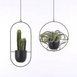 Mica Decorations Dexter Bloempot Hangend - L34 X B14 X H65 Cm - Zwart -Bloempotten Verkoop 1200x1200 329