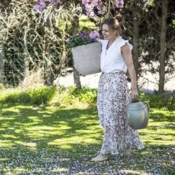 Capi Europe - Bloempot Bol Waste Rib NL - 43x41 - Terrazzo Beige - Voor Binnen En Buiten - KTBR933 -Bloempotten Verkoop 1200x1200 331