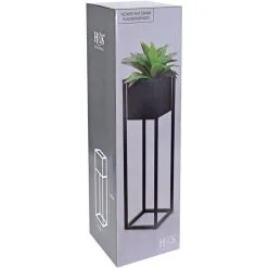 Home&Styling Bloempot - Metaal - Bloemen - Plantenpot - Voor Binnen - Zwart - 70 Cm -Bloempotten Verkoop 1200x1200 334