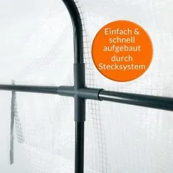 Gardebruk Kweekkas 2m² - 8 Legplanken & 4 Ramen - 195x143x143 Cm -Bloempotten Verkoop 1200x1200 387