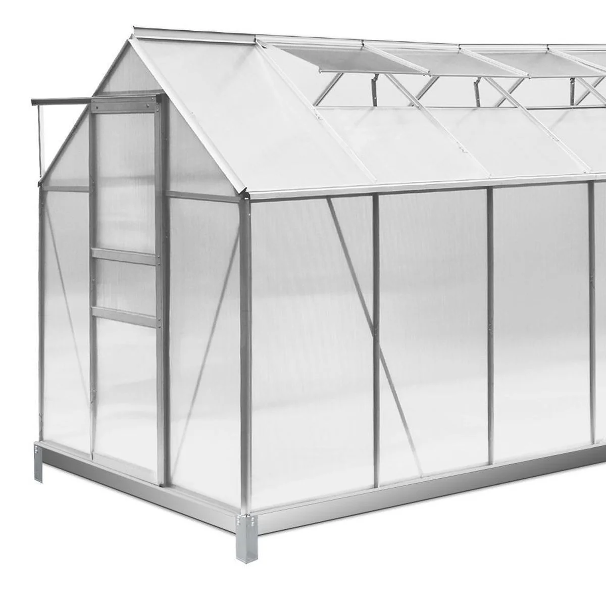 Deuba Broeikas Fundament Verzinkt - 380x190cm - Incl. Montagemateriaal 5 Deuba Broeikas Fundament Verzinkt - 380x190cm - Incl. Montagemateriaal - Afbeelding 5