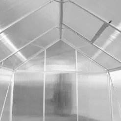 FUXTEC Tuinkas 3,6m² - Broeikas - Kweekkas - Hobbykas - Aluminium/holle Kamerplaat - FX-GWH136 -Bloempotten Verkoop 1200x1200 457