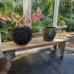 Mica Decorations Lester Bloempot - H31 X Ø33 Cm - Terracotta - Groen -Bloempotten Verkoop 1200x1200 52