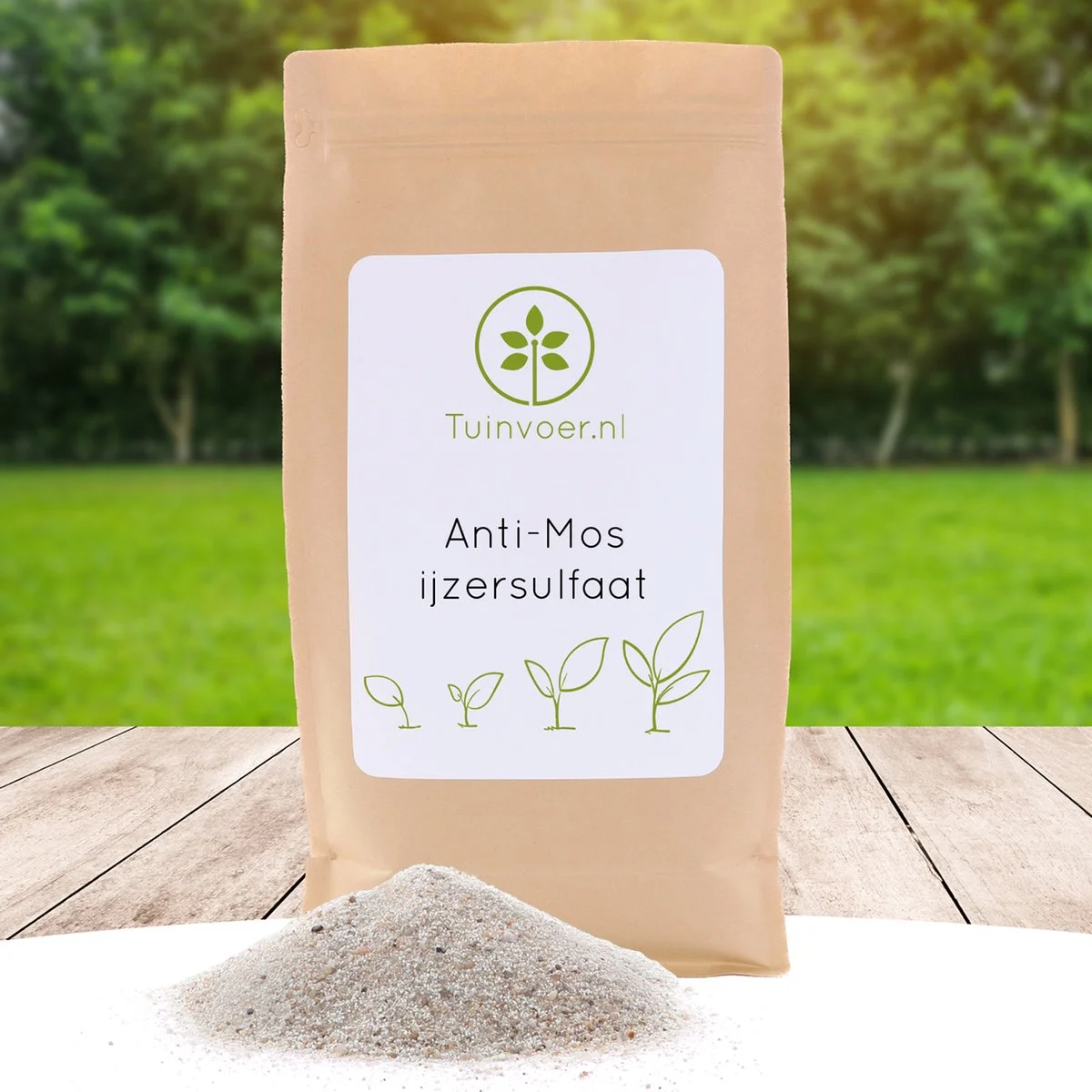 Tuinvoer Anti Mos Ijzersulfaat - Dood Het Mos In Uw Gazon En Bevordert De Diepgroene Kleur - 6kg - 100m² - Direct En Gemakkelijk Te Strooien - Gazonmest - Mos Bestrijding - Hersluitbare Verpakking 1 Tuinvoer Anti Mos Ijzersulfaat - Dood Het Mos In Uw Gazon En Bevordert De Diepgroene Kleur - 6kg - 100m² - Direct En Gemakkelijk Te Strooien - Gazonmest - Mos Bestrijding - Hersluitbare Verpakking