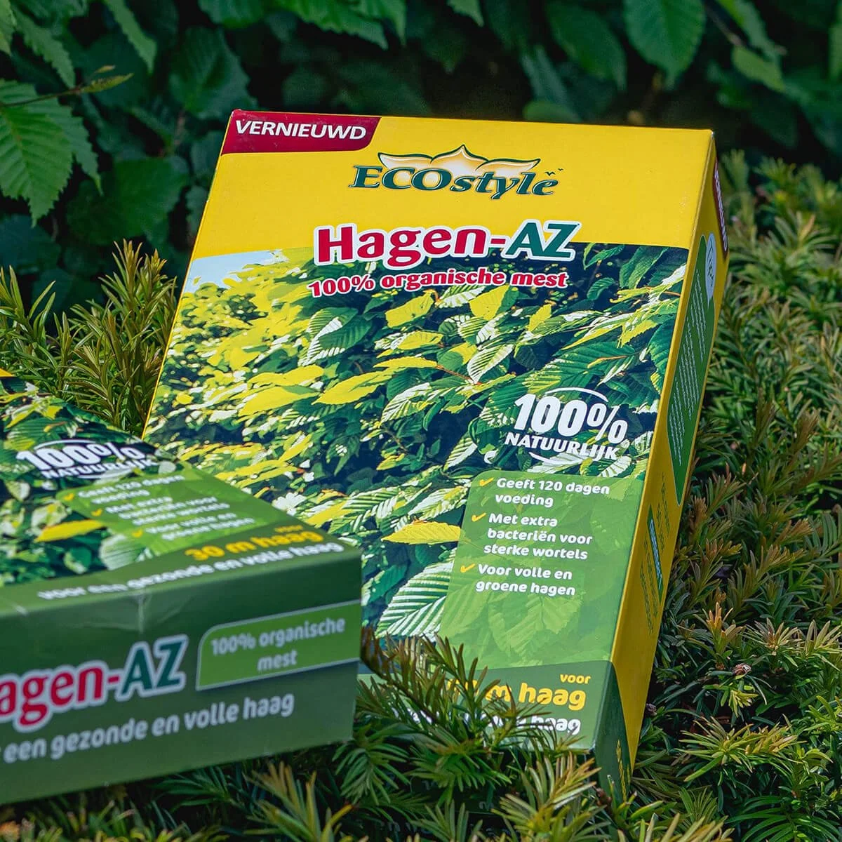 ECOstyle Hagen-AZ Organische Haag Meststof - Tuinmest Voor Diepgroen Blad - Nieuwe & Bestaande Beplanting - 30 M Haag - 1,6 KG 9 ECOstyle Hagen-AZ Organische Haag Meststof - Tuinmest Voor Diepgroen Blad - Nieuwe & Bestaande Beplanting - 30 M Haag - 1,6 KG - Afbeelding 9