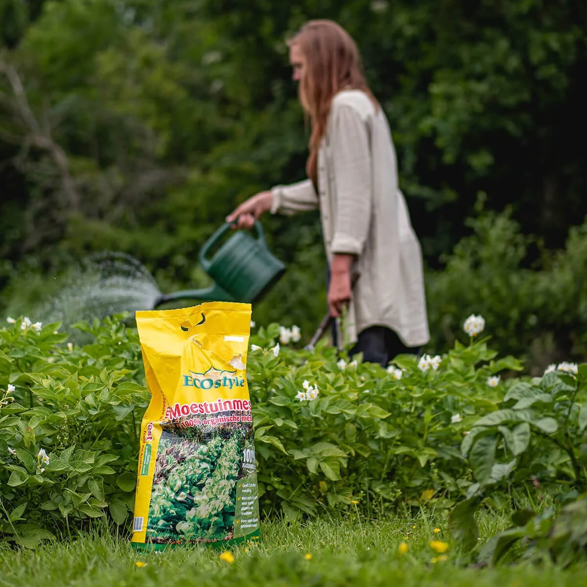 ECOStyle Moestuinmest Voor Eetbare Gewassen - Voor Fruit En Moestuin - Rijk Aan Kalium - 120 Dagen Voeding - 80 M² - 8 KG 3 ECOStyle Moestuinmest Voor Eetbare Gewassen - Voor Fruit En Moestuin - Rijk Aan Kalium - 120 Dagen Voeding - 80 M² - 8 KG - Afbeelding 3