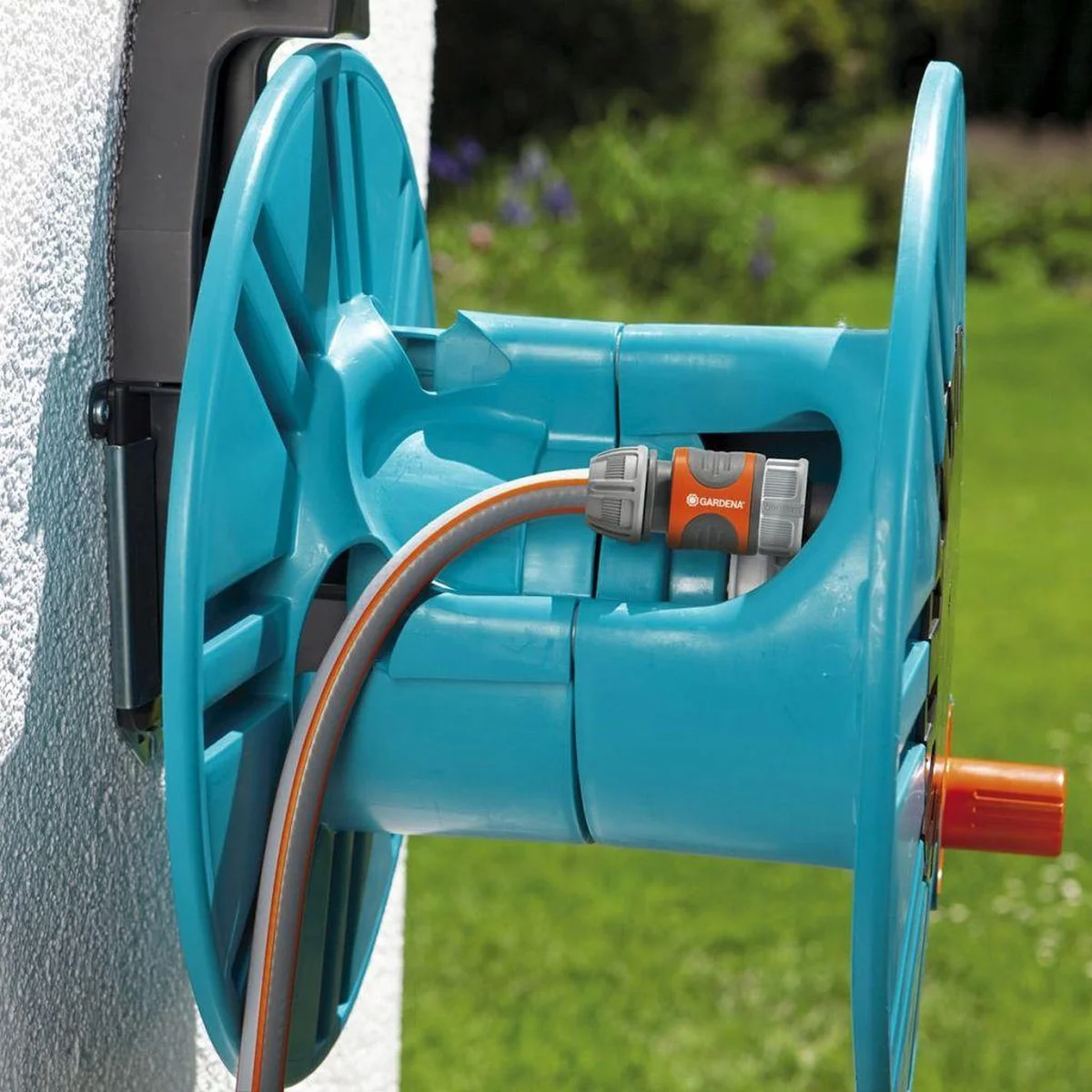 GARDENA - Wandslanghouder 60 Met Slanggeleider - Slanghouder - Maximale Capaciteit 60 Meter 8 GARDENA - Wandslanghouder 60 Met Slanggeleider - Slanghouder - Maximale Capaciteit 60 Meter - Afbeelding 8