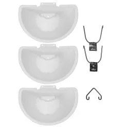 Elho Corsica Vertical Forest 24 - Bloempot Voor Balkonbuiten - Ø 26.7 X H 29.7 Cm - Wit/Wit -Bloempotten Verkoop 1200x1200 9