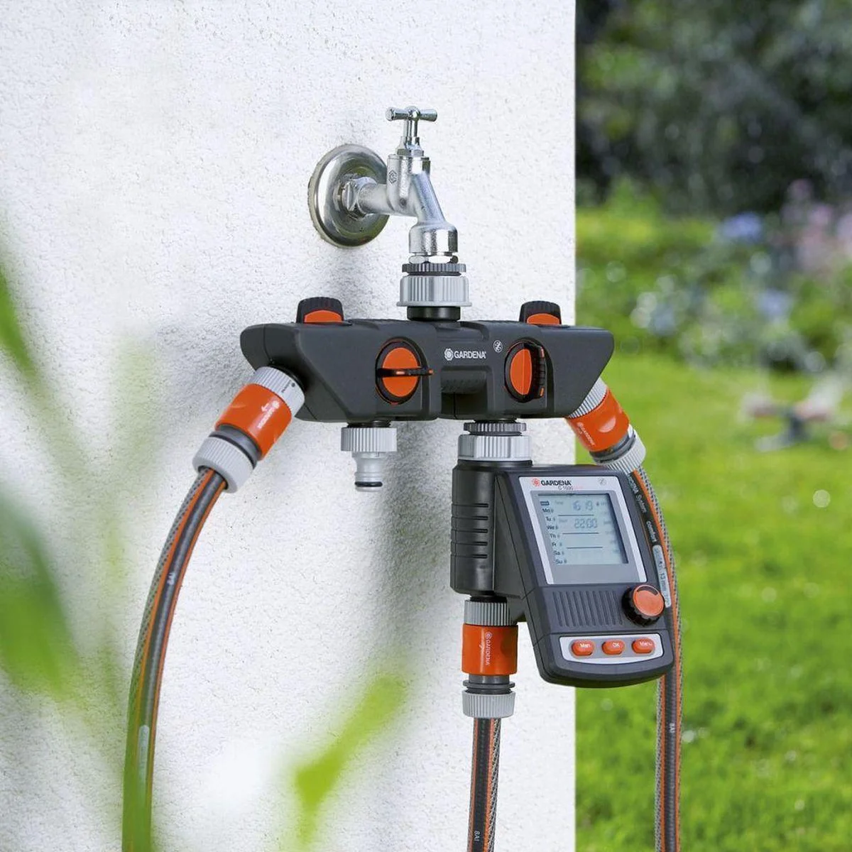 GARDENA - Waterverdeler - Slangkoppeling - 4 Uitgangen 5 GARDENA - Waterverdeler - Slangkoppeling - 4 Uitgangen - Afbeelding 5