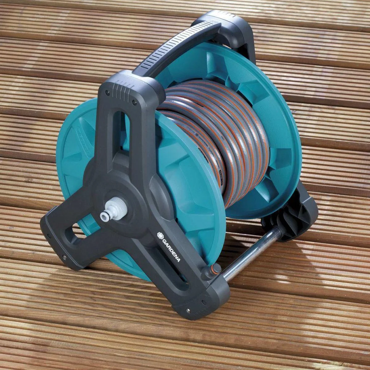 GARDENA Classic Slanghouder 50 - Geschikt Voor 50 M Ø13 Mm / 40 M Ø15 Mm / 30 M Ø19 Mm Slang 2 GARDENA Classic Slanghouder 50 - Geschikt Voor 50 M Ø13 Mm / 40 M Ø15 Mm / 30 M Ø19 Mm Slang - Afbeelding 2