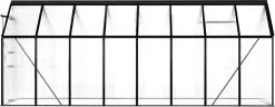 VidaXL Broeikas 1,33 M² Aluminium Antracietkleurig -Bloempotten Verkoop 1200x468