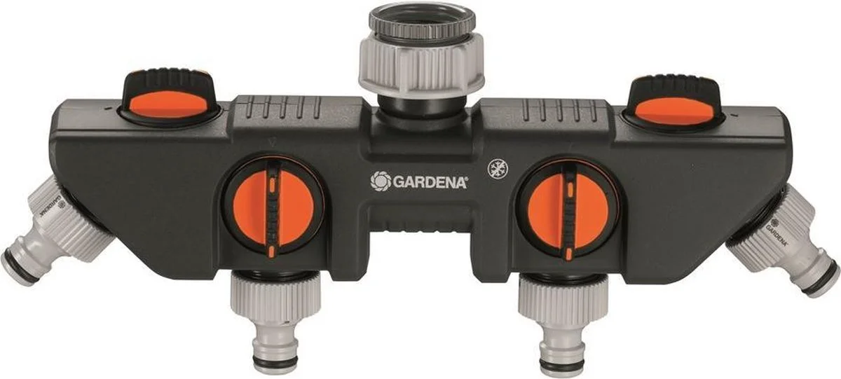 GARDENA - Waterverdeler - Slangkoppeling - 4 Uitgangen 11 GARDENA - Waterverdeler - Slangkoppeling - 4 Uitgangen - Afbeelding 11