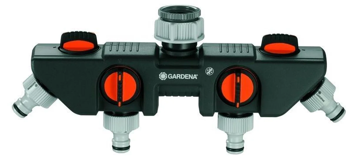 GARDENA - Waterverdeler - Slangkoppeling - 4 Uitgangen 9 GARDENA - Waterverdeler - Slangkoppeling - 4 Uitgangen - Afbeelding 9