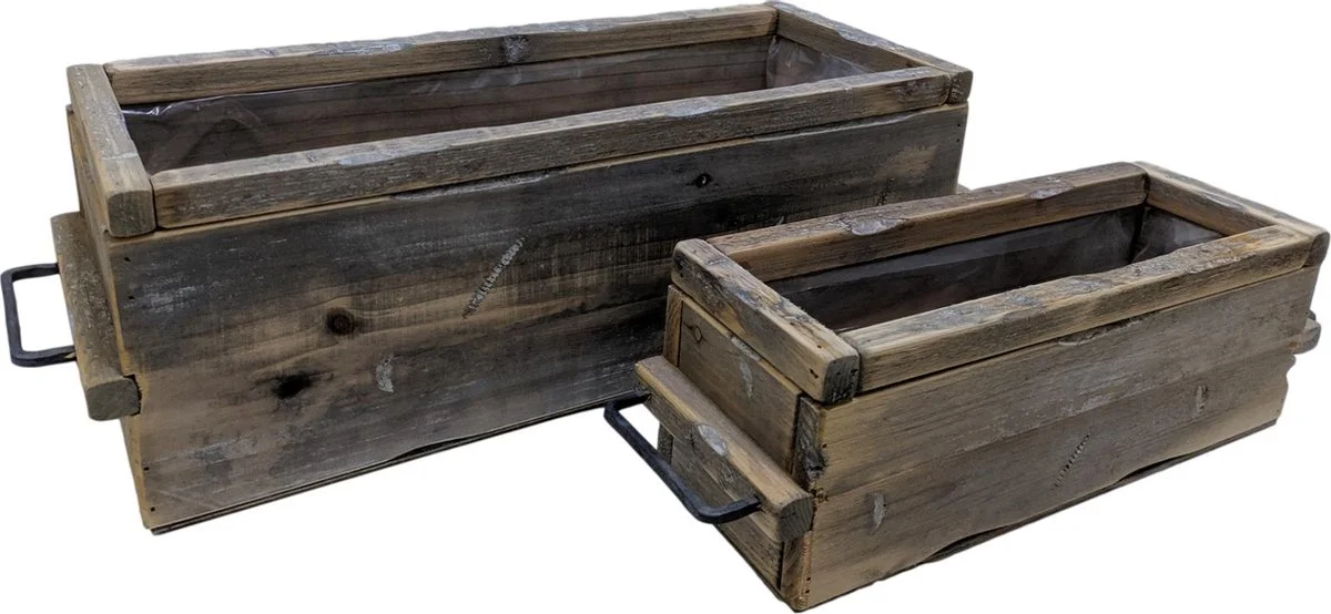 Inspiring Minds Plantenbakken Voor Buiten En Binnen – 2 Houten Planten Bakken Rechthoek | GerichteKeuze 2 Inspiring Minds Plantenbakken Voor Buiten En Binnen – 2 Houten Planten Bakken Rechthoek | GerichteKeuze - Afbeelding 2