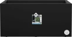 Elho Vivo Next Lang 60 - Bloempot Voor Binnen & Buiten - Ø 59.0 X H 29.2 Cm - Zwart/Living Black