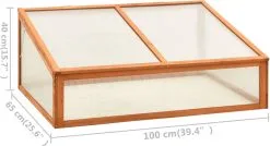VidaXL Broeikas 100x65x40 Cm Vurenhout 10 VidaXL Broeikas 100x65x40 Cm Vurenhout -Bloempotten Verkoop 1200x652 1