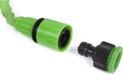 Benson - Tuinslang - Fexibel - 10 Meter - Tuinslang Met Koppeling - Spuitpistool - Groen -Bloempotten Verkoop 1200x728 3