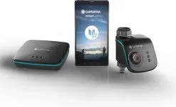 GARDENA - Smart Water Control Set Besproeiingscomputer - 1min Tot 10u - 6 Besproeiingen Per Dag -Bloempotten Verkoop 1200x733