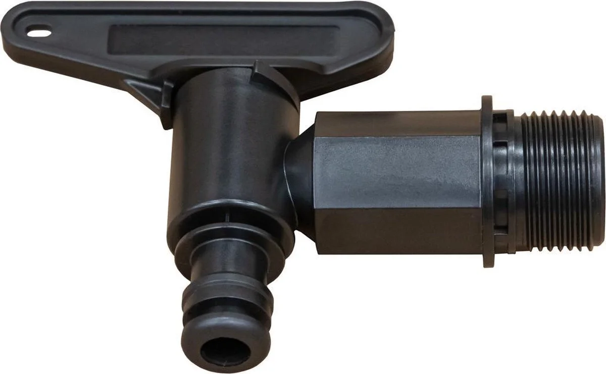 ThuisTuinieren.nl Luxe Voordeelset 100L Antraciet Rainsaver Regenton + Kraan + Voet + Vulautomaat| Muurmodel 3 ThuisTuinieren.nl Luxe Voordeelset 100L Antraciet Rainsaver Regenton + Kraan + Voet + Vulautomaat| Muurmodel - Afbeelding 3