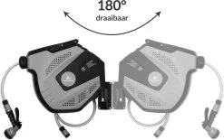 CoolHome - Wandslangenbox 20 Meter + 2 Meter - Tuinslang Met Haspel- Slangenhouder 180° Draaibaar - Tuinslanghaspel Zwart - Grijs -Bloempotten Verkoop 1200x751 1