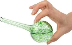 Merkloos Decopatent® 4 Stuks - Waterdruppelaar Voor Planten - Watergever - Glas - Waterbollen - Watergeefsysteem - Plantenbollen - Groen -Bloempotten Verkoop 1200x752 2