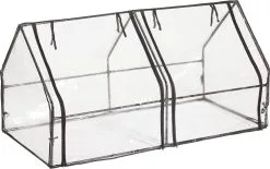 Relaxdays Kweekkas Pvc Met 2 Deuren - Lage Foliekas - Kleine Tuinkas - Plantenkas Tuin -Bloempotten Verkoop 1200x755