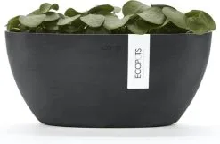 Ecopots | Sofia | Dark Grey | Binnenbloempot | 30 Cm | Ovaal -Bloempotten Verkoop 1200x781